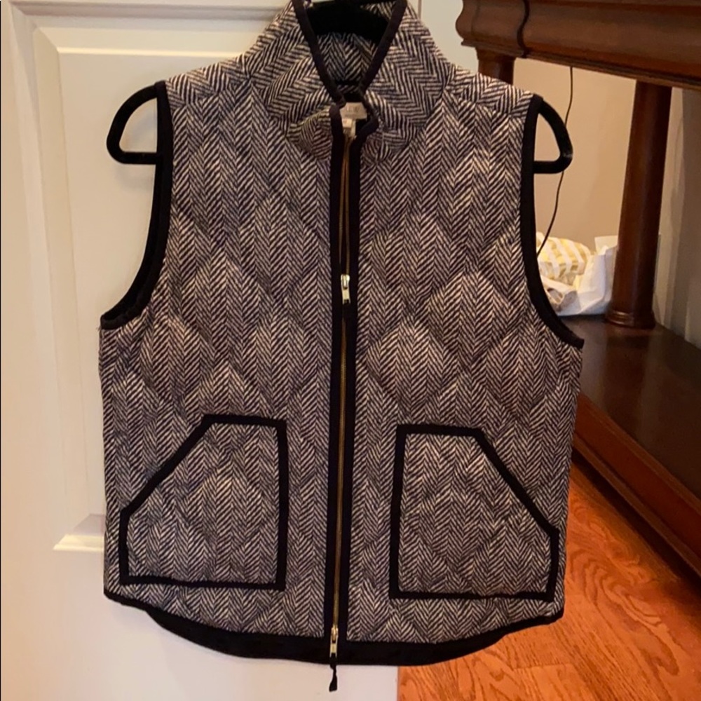 JCrew Herringbone Vest